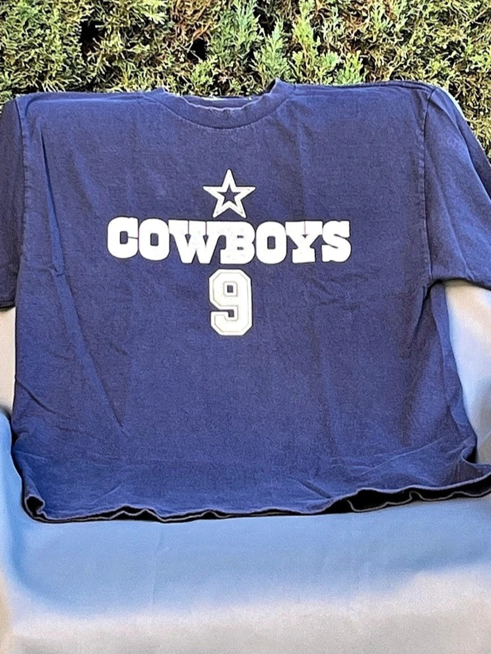 Dallas Cowboys Tony Romo #9 jersey Blue White Men's Medium